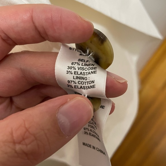 FRAME linen blend blazer - Picture 4 of 12